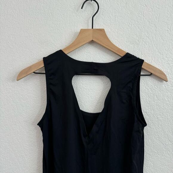 Epoque Evolution The One Flare Scoop Neck Sleeveless Cut-Out Mini Dress Black XS - Picture 9 of 11